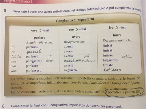 Diagramma: Congiuntivo Imperfetto | Quizlet