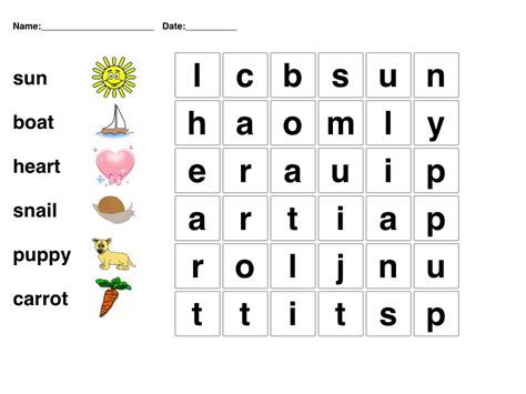 Word Search Puzzle Map Words Preschool Classroom Decor Bar Chart | Images and Photos finder
