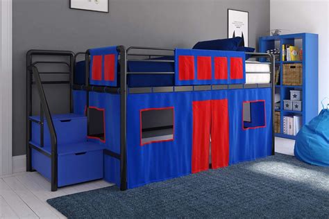 Loft Bed Boys Gaming Bedroom Ideas - Swarm Thetm