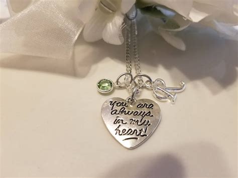 You Are Always in My Heart STERLING SILVER NECKLACE - Etsy