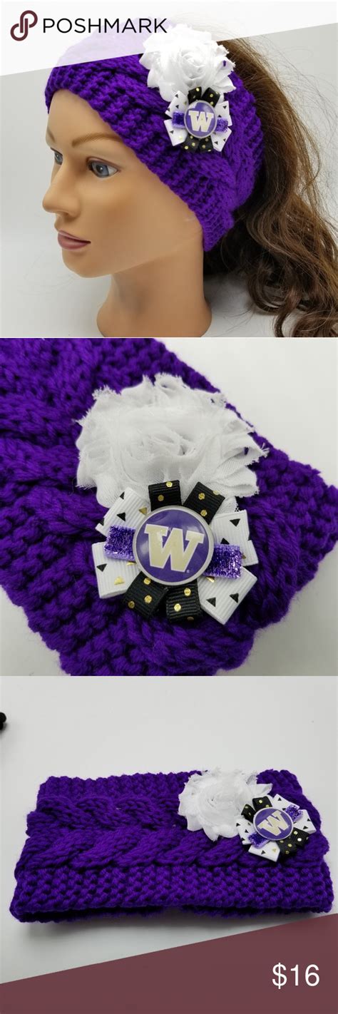 UW Huskies Headband NCAA Rose Bowl UDUB Football | Uw huskies, Craft accessories, Rose bowl