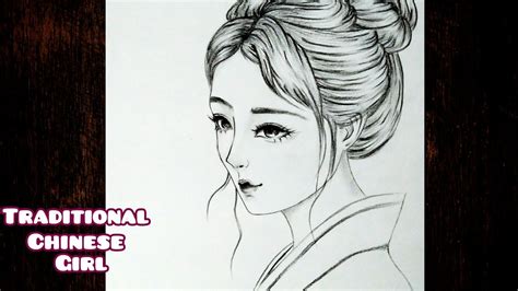 Traditional Chinese Women Drawing