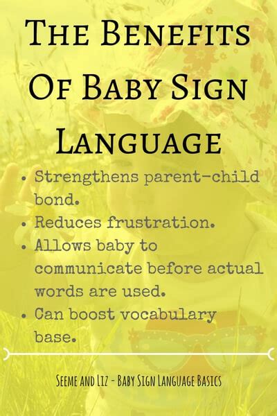 Baby Sign Language Basics Benefits Baby Signs Baby Si - vrogue.co