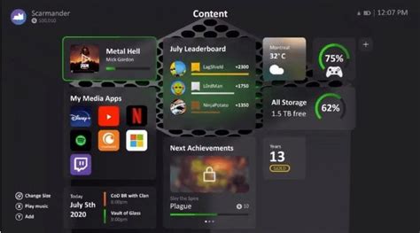 Xbox Series X Dashboard With Images – Research Snipers