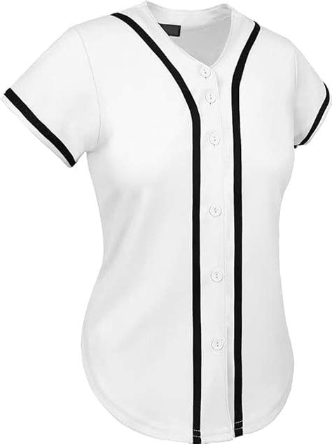 Amazon.com: plain white baseball jersey