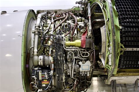 Boeing 737 CFM56 engine in for a C Check. San Francisco Airport 2020 ...