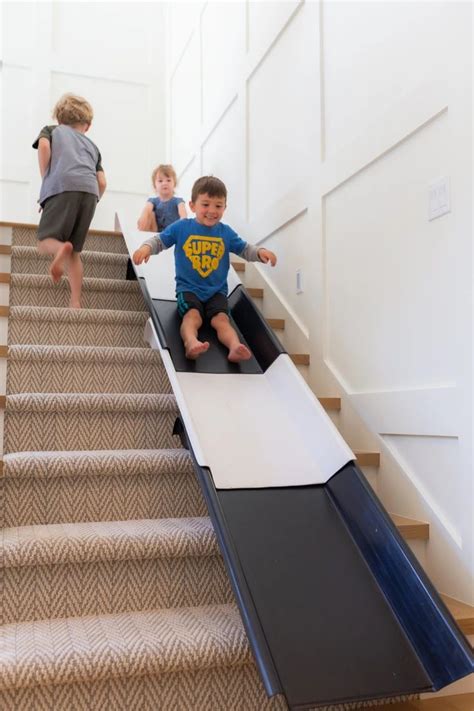 The one and only Stairslide that turns your stairs into a slide. Click ...