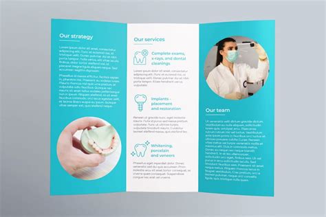 Dental Clinic Brochure Trifold - Design Template Place