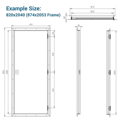 Standard Duty Shipping Container Side Door - Latham's Doors