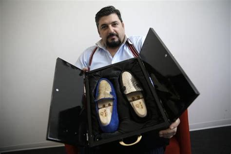 In Pics: Italian artisan crafts 24-carat gold shoes, targets high-end Gulf market | World News ...