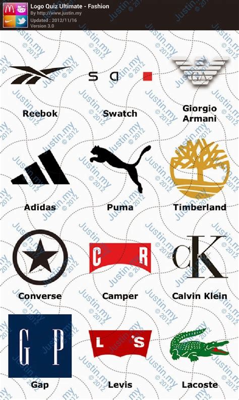 Fashion - Ultimate Logo Quiz Answers