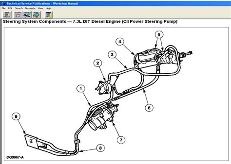 Ford Power Steering Hose Diagram