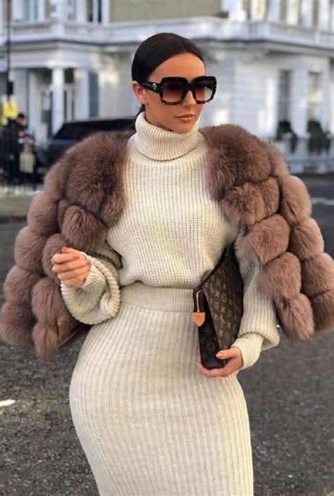 Nice and elegant winter outfits paris, Fur clothing | Birthday Dinner ...