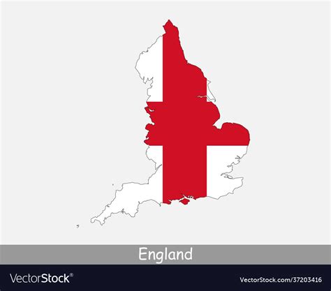 England map flag Royalty Free Vector Image - VectorStock