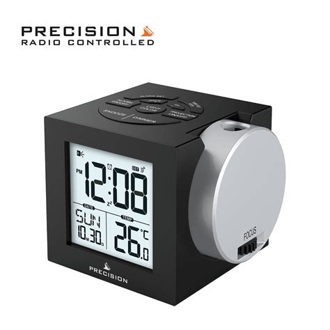 Precision Radio Controlled Projection Digital Alarm Clock (8018159 ...