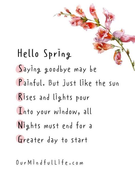 42 Inspiring Spring Quotes To Welcome The Season | Spring quotes, Spring inspirational quotes ...