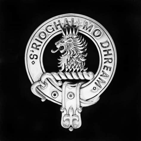 Clan MacGregor (Clan Gregor) Clansman's Crest Badge - .925 Sterling Silver ⋆ Celtic Jackalope