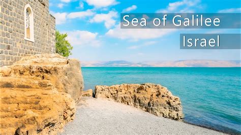 SEA OF GALILEE. Biblical Places. From Church of The Primacy of Saint Peter to The Waterfall ...