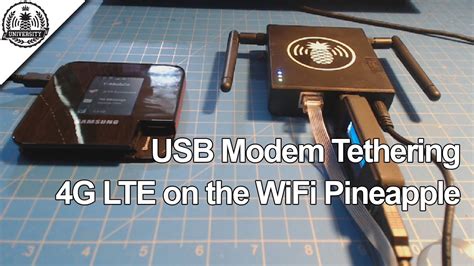 4G LTE Modem Tethering - WiFi Pineapple Mark V - Pineapple University