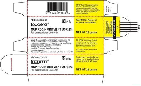 Mupirocin - FDA prescribing information, side effects and uses