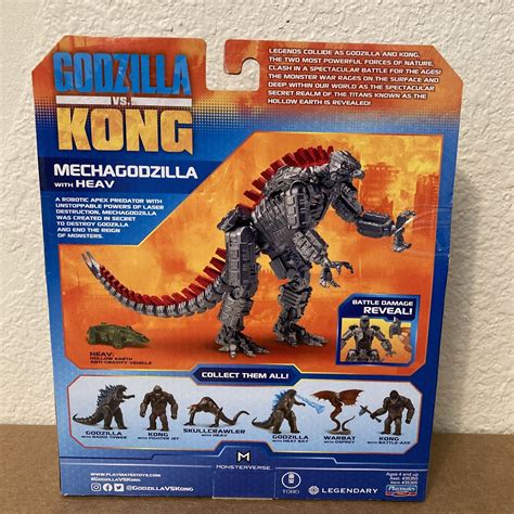 Godzilla VS Kong MECHAGODZILLA With Heav 6" Action Figure MONSTERVERSE ...