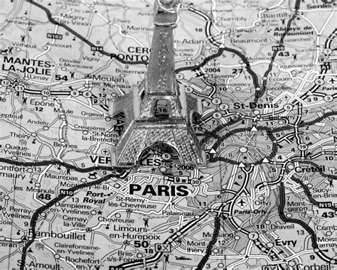 Eiffel Tower Paris Map