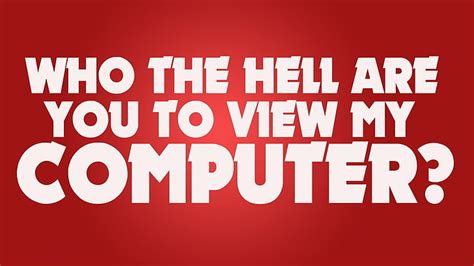 1600x900px | free download | HD wallpaper: Get Away From My Computer, if you are not me, get ...