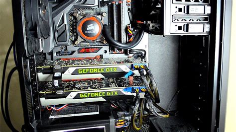 GTX 980 TI SLI Install Power Up & Power Consumption Watts - YouTube