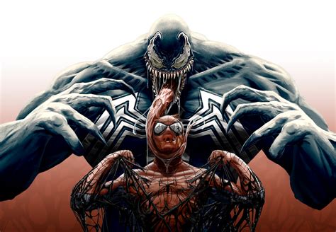 Wallpaper : Spider Man, Venom, tongue out, symbiote 3840x2661 - jukija - 1437085 - HD Wallpapers ...