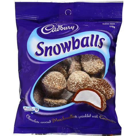 Cadbury Snowballs Family 175g Bag | Woolworths