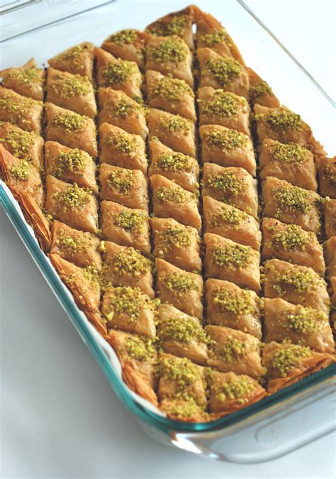 Pistachio Baklava - taniabakes