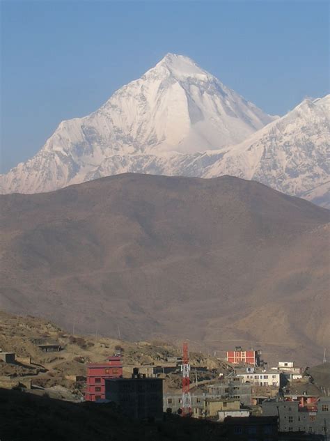 Mt. Dhaulagiri, the worlds 7th highest mountain. | Himalayas, Natural landmarks, World 7