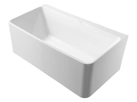 Posh Domaine Back to Wall Freestanding Bath 1700 x 750mm White from Reece