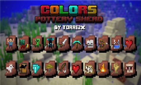 Torrezx-Color pottery sherd - Screenshots - Minecraft Resource Packs - CurseForge