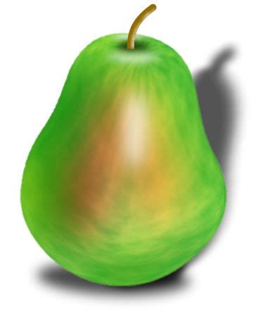 Pear showing simplified blur painting - Creations | Tutorial, Blur ...