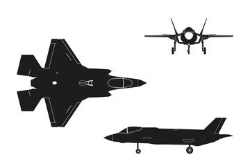 F 35 Silhouette at GetDrawings | Free download