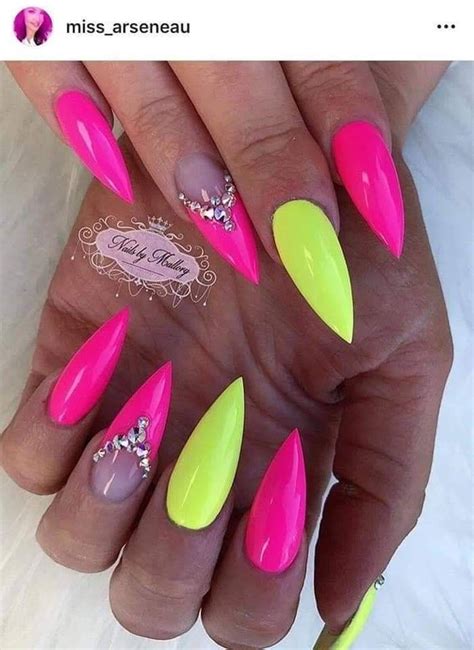 Summer Pink And Yellow Nails: A Fun And Colorful Look For The Season – The FSHN