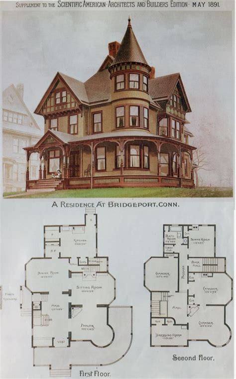 House plan complete | Victorian house plans, Vintage house plans, Sims 4 house plans