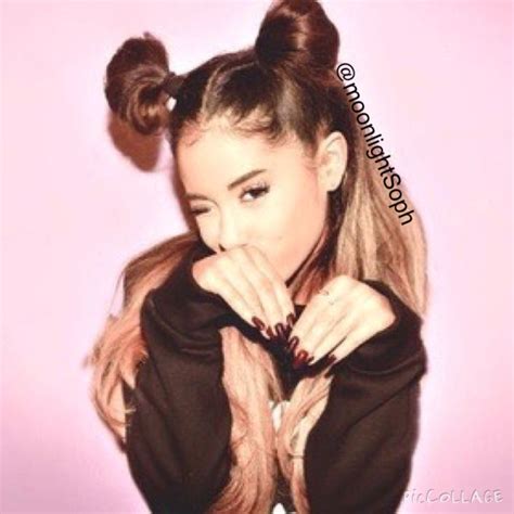 Ariana looks so pretty with space buns | ariana grande | Pinterest ...