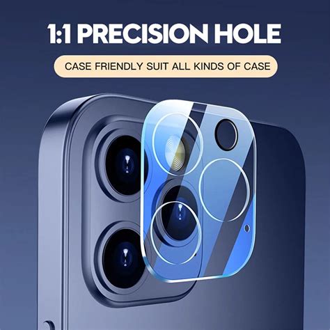 Full Cover Camera Lens Protector on For iPhone 12 13 14 Pro Max ...