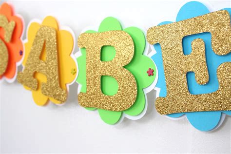 Rainbow Birthday Banner Rainbow Birthday Decorations Rainbow Themed ...