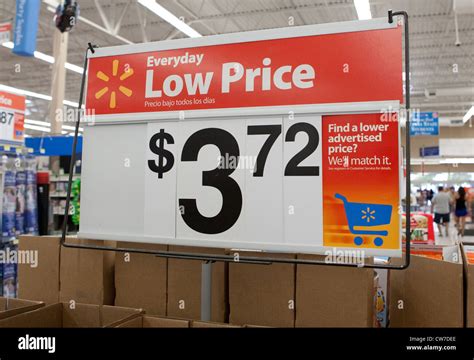 Walmart low price sign hi-res stock photography and images - Alamy