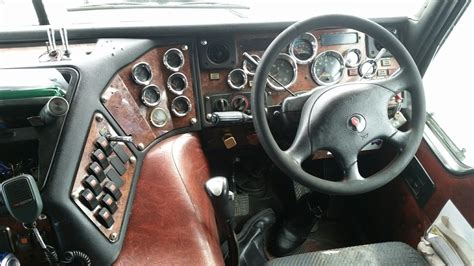 Inside of a 2005 model k104 kenworth | Semi trucks interior, Truck interior, Vintage trucks