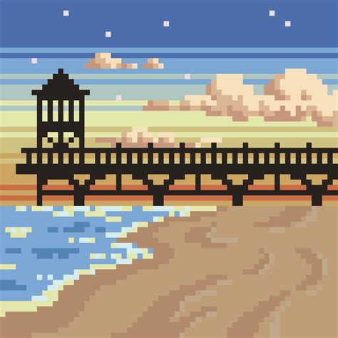 Dock for yesterday's Pixel Dailies! : r/PixelArt