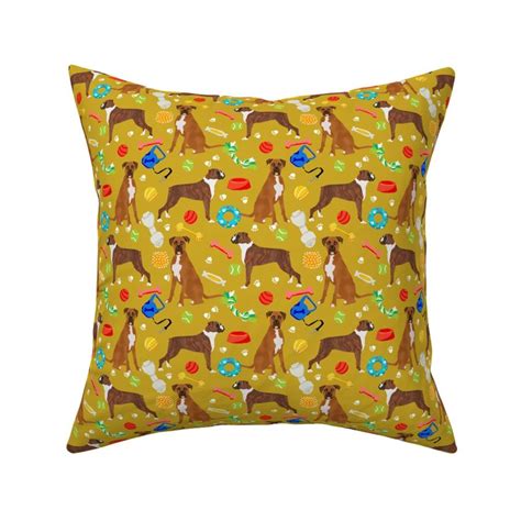 Boxer Dog toys, toys, dog boxer, cute Fabric | Spoonflower