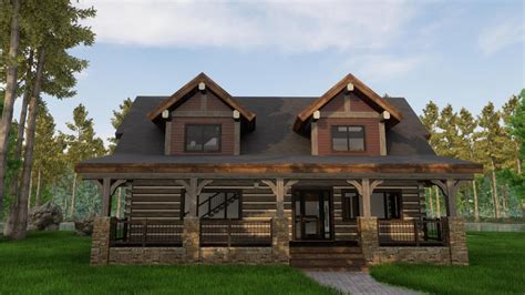 Creekside Floor Plan - Caribou Creek Log Homes