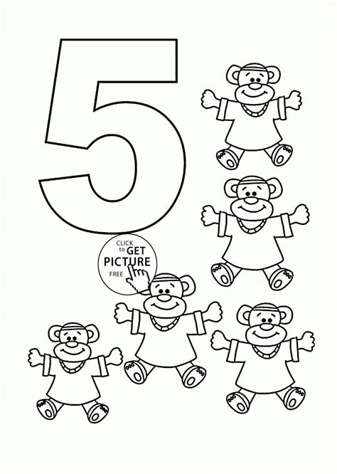 Coloring Numbers Printable Clipart Preschool Numbered Cliparts ...