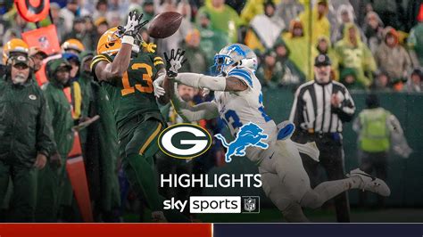 Detroit Lions @ Green Bay Packers | Week Nine NFL highlights | NFL News | Sky Sports