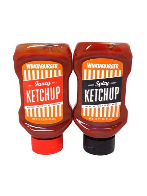 FRESH Whataburger Ketchup and Spicy Ketchup pack - Soda Emporium