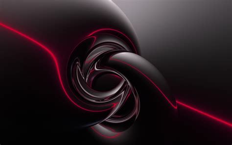 Black Abstract HD Desktop